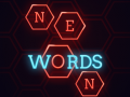 Cluiche Neon Words