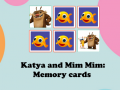 Cluiche Kate and Mim Mim: Memory cards