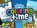 Cluiche Hello kids Coloring Time