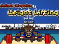 Cluiche Animal Olympics Weight Lifting