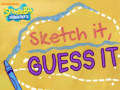 Cluiche Spongebob squarepants sketch it, guess it