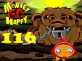 Cluiche Monkey Go Happy Stage 116