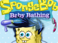 Cluiche Spongebob Baby Bathing