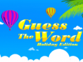 Cluiche Guess the Word Holiday Edition