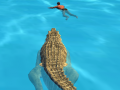 Cluiche Crocodile Simulator Beach Hunt