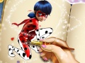 Cluiche Dotted Girl Coloring Book