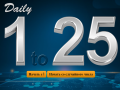 Cluiche Daily 1 to 25