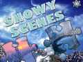 Cluiche Jigsaw Puzzle: Snowy Scenes  