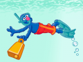 Cluiche 123 Sesame Street: Underwater Sink or Float