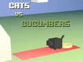 Cluiche Cats vs Cucumbers