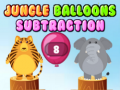 Cluiche Jungle Balloons Subtraction