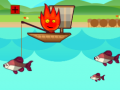 Cluiche FireBoy And WaterGirl Go Fishing