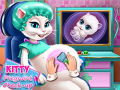 Cluiche Kitty Pregnant Check-up