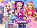 Cluiche Elsa and Rapunzel Princess Rivalry