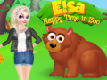 Cluiche Elsa Happy Time In Zoo