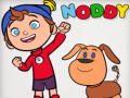 Cluiche Noddy Toyland detective paint