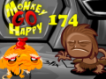 Cluiche Monkey Go Happy Stage 174