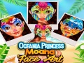 Cluiche Oceania Princess Moana Face Art