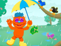 Cluiche 123 Sesame Street: Seasons spinner 