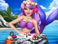 Cluiche Princess Mermaid Makeup Style
