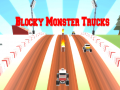 Cluiche Blocky Monster Trucks