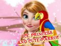 Cluiche Ice Princess And Cute Parrot