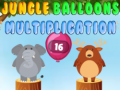 Cluiche Jungle balloons multiplication