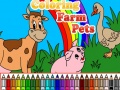 Cluiche Coloring Farm Pets
