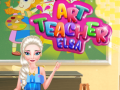 Cluiche Art Teacher Elsa