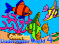 Cluiche Coloring Underwater World 4