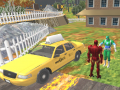 Cluiche Superhero Taxi