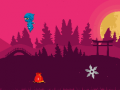 Cluiche Jumping Ninjas deluxe