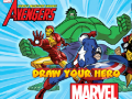 Cluiche Marvel Draw Your Hero