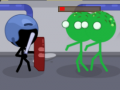 Cluiche Stickmen Versus Zombies