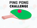 Cluiche Ping Pong Challenge