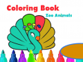 Cluiche Coloring Book: Zoo Animals