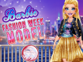 Cluiche Barbie Fashion Week Model