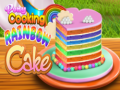Cluiche Pony Cooking Rainbow Cake