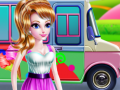 Cluiche Girly Ice Cream Truck Car Wash