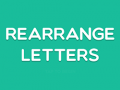 Cluiche Rearrange Letters