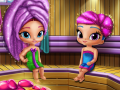 Cluiche Glittery Genies Realife Sauna