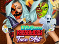 Cluiche Kylie Jenner Halloween Face Art