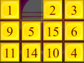 Cluiche 4x4 Number Slider