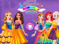Cluiche Disney Princesses Rainbow Dresses