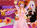 Cluiche Frozen Sisters Halloween Party