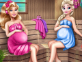 Cluiche Cute Mommies Pregnant Sauna