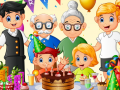 Cluiche Happy Birthday With Family