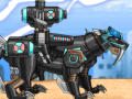Cluiche Combine!  Dino Robot 5 Smilodon Black Plus