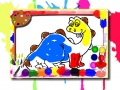 Cluiche Dinosaur Coloring Book