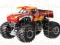 Cluiche Monster Truck Jigsaw Challenge